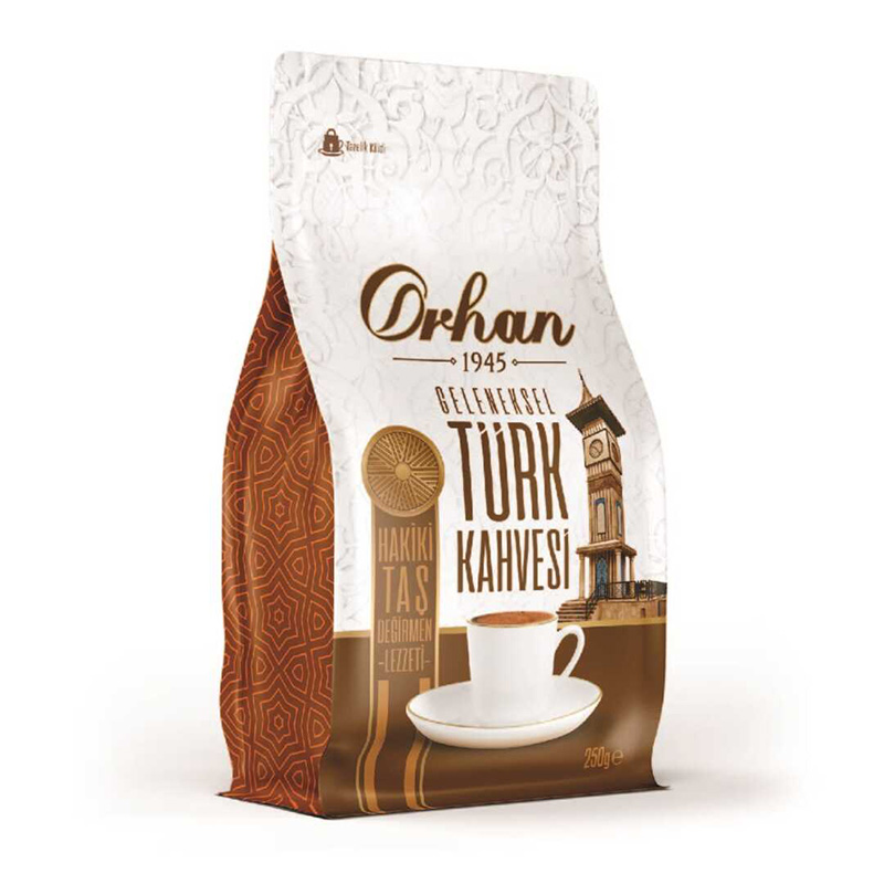 Orhan Öğütülmüş Türk Kahvesi Kraft 250 gr
